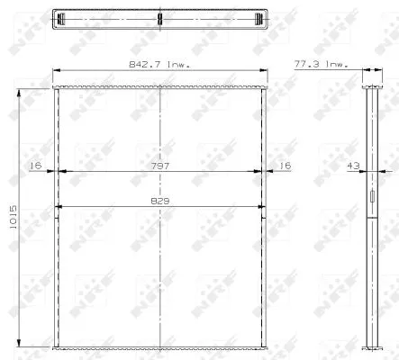 Core, radiator (29578)