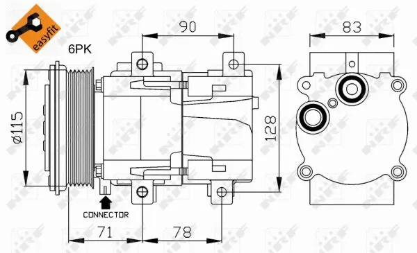 Compressor, air conditioning