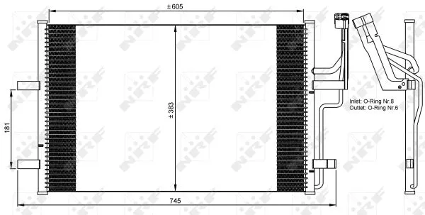 Condenser, air conditioning (35507)