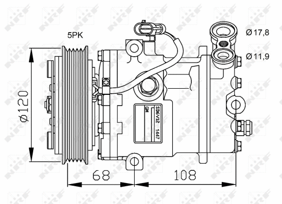 Compressor, air conditioning