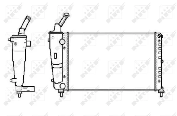 Radiator, engine cooling