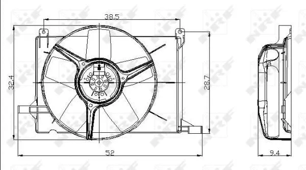 Fan, engine cooling
