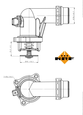 Thermostat, coolant (725001)