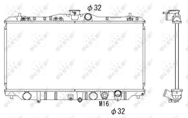 Radiator, engine cooling (536352)