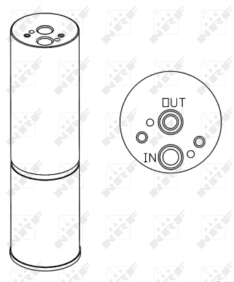 Dryer, air conditioning (33168)