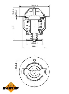 Thermostat, coolant (725119)
