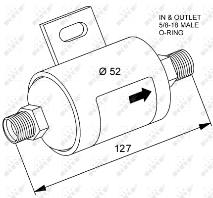 Dryer, air conditioning (33117)