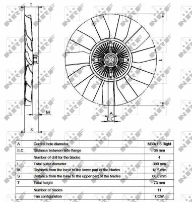 Clutch, radiator fan