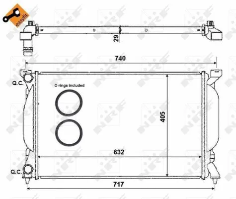 Radiator, engine cooling