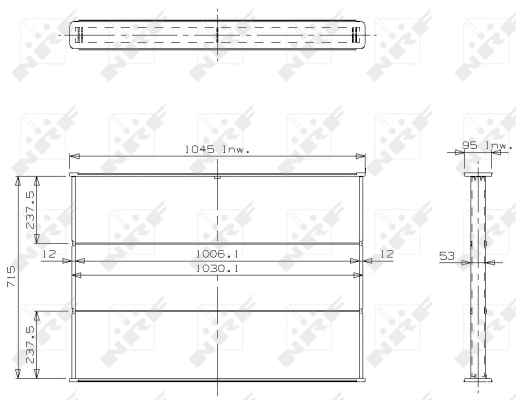 Core, radiator (14790)