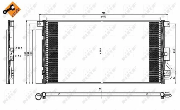 Condenser, air conditioning
