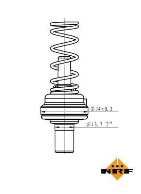 Thermostat, coolant (725195)
