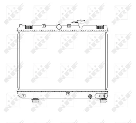 Radiator, engine cooling (53486)