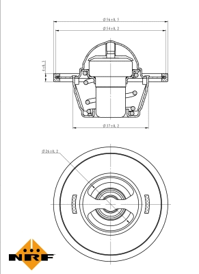 Thermostat, coolant (725156)