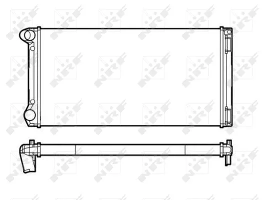 Radiator, engine cooling (53249)