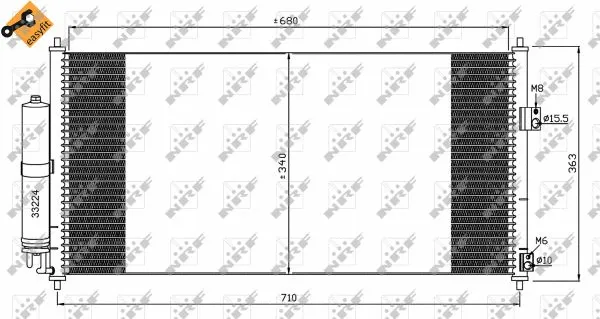 Condenser, air conditioning