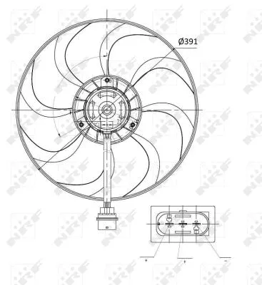 Fan, engine cooling