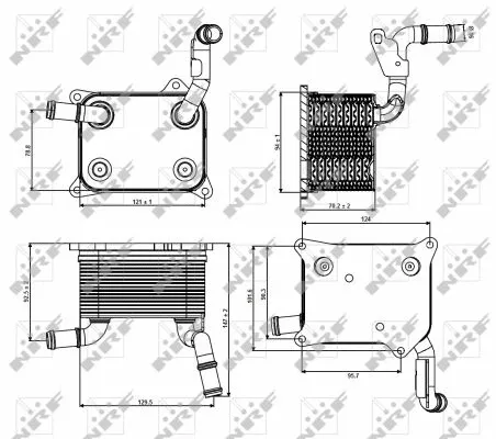 Oil Cooler, engine oil