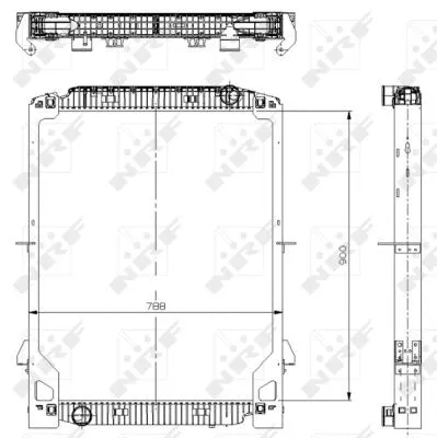Radiator, engine cooling