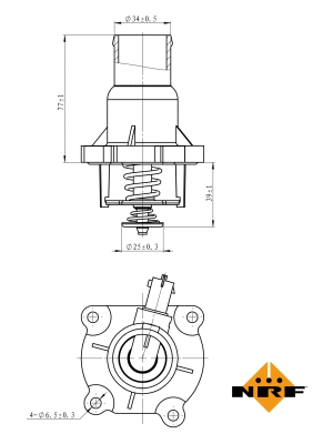 Thermostat, coolant (725033)