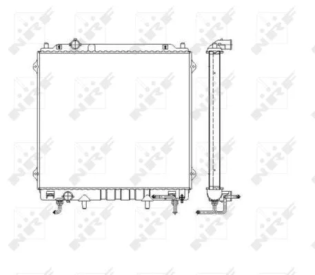 Radiator, engine cooling (53479)
