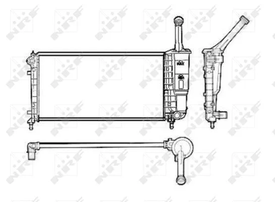 Radiator, engine cooling