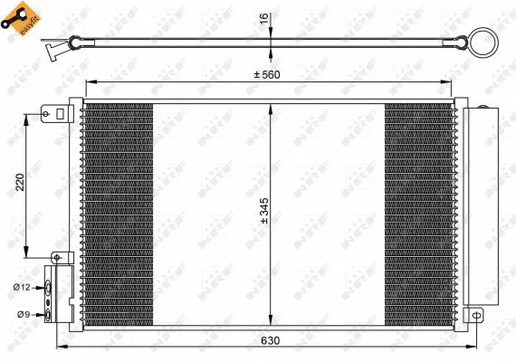 Condenser, air conditioning