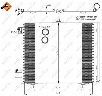 Condenser, air conditioning