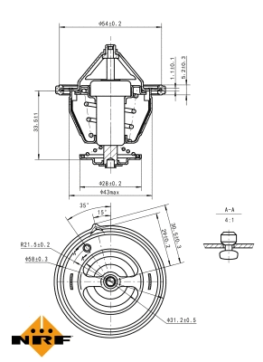 Thermostat, coolant (725132)