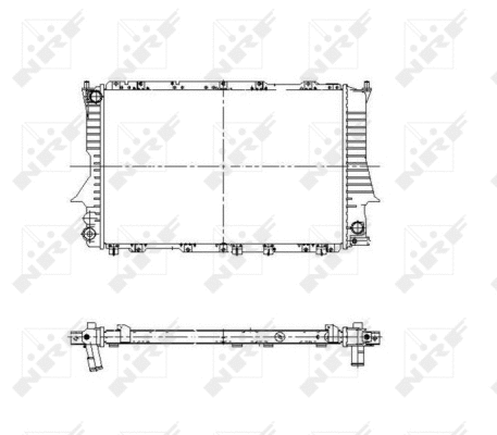 Radiator, engine cooling (51320)