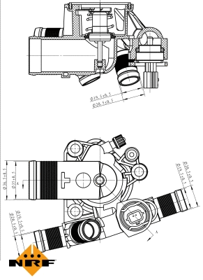 Thermostat, coolant (725051)