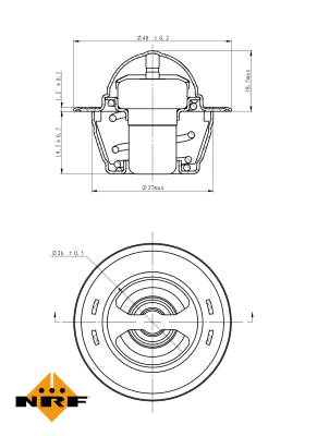 Thermostat, coolant (725151)