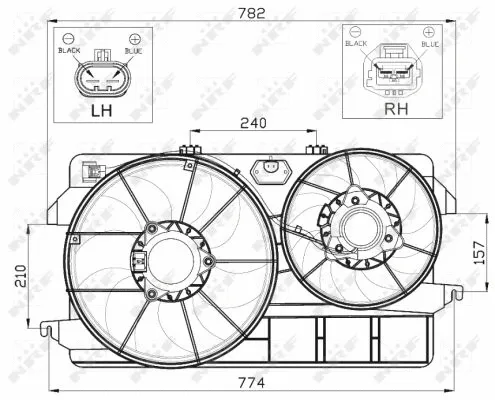 Fan, engine cooling