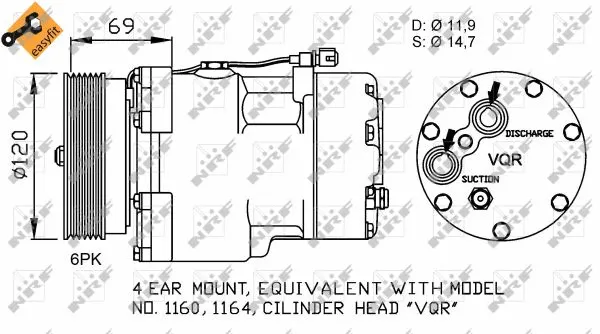 Compressor, air conditioning