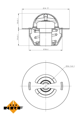 Thermostat, coolant (725129)