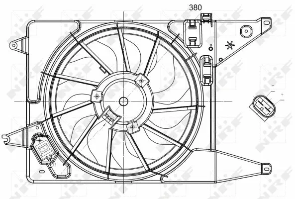 Fan, engine cooling