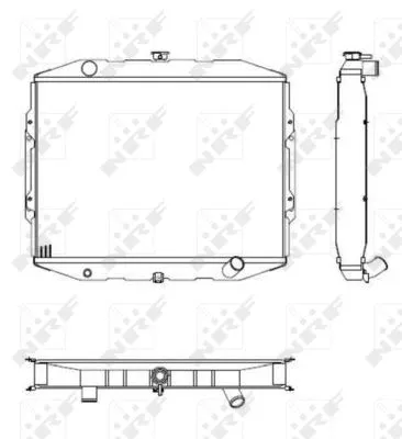 Radiator, engine cooling (504125)
