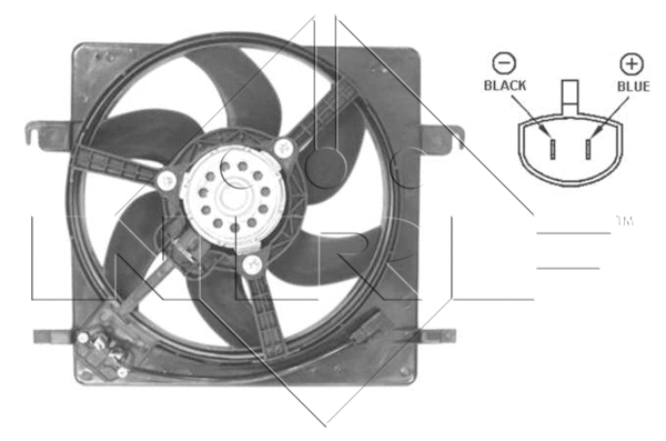 Fan, engine cooling (47037)