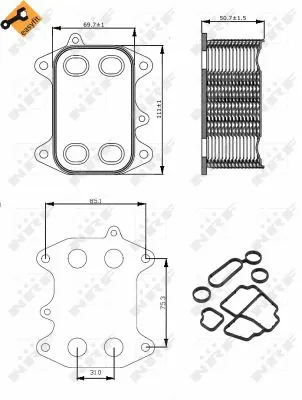 Oil Cooler, engine oil