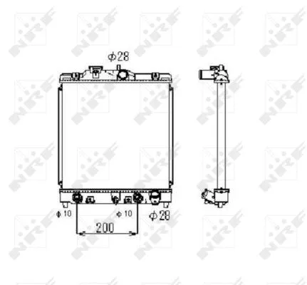 Radiator, engine cooling (516356)