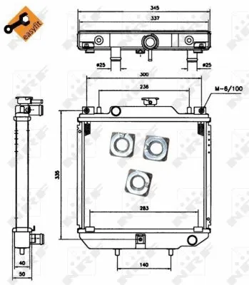 Radiator, engine cooling