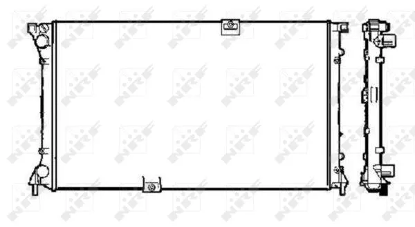 Radiator, engine cooling (58330)