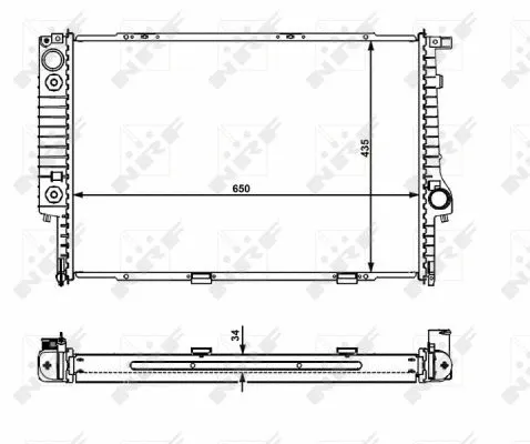 Radiator, engine cooling