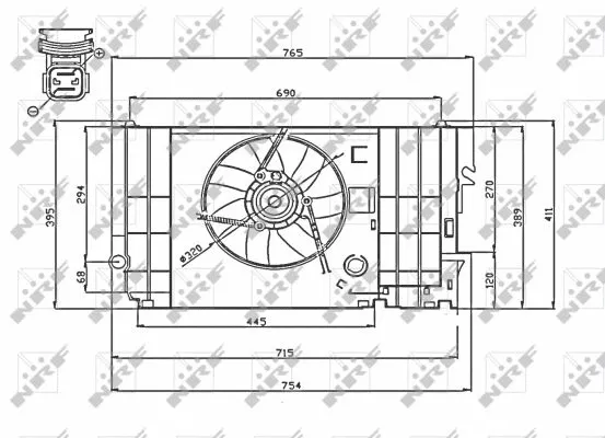 Fan, engine cooling
