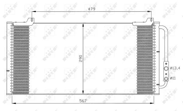Condenser, air conditioning (35346)