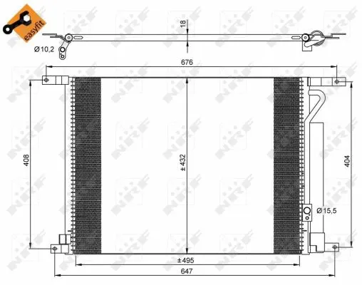 Condenser, air conditioning