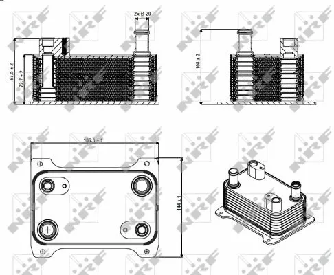Oil Cooler, automatic transmission