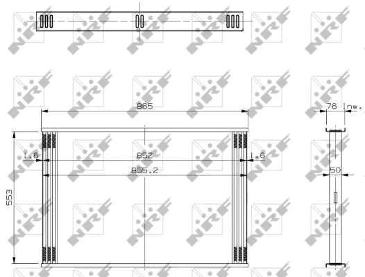 Radiator Core, charge air cooler