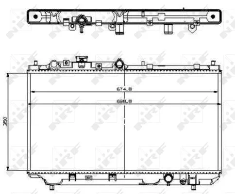 Radiator, engine cooling (509512)