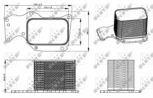 Oil Cooler, engine oil